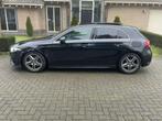 Mercedes A 180 d AMG LINE PANORAMADAK NAVI LED, Automaat, Leder en Stof, Zwart, Bedrijf