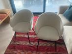 4 teddy boucle stoelen, Huis en Inrichting, Ophalen, Zo goed als nieuw