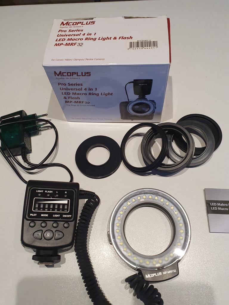 Mcoplus MRF-32 Macro LED Licht / Ringflitser, Ophalen of Verzenden