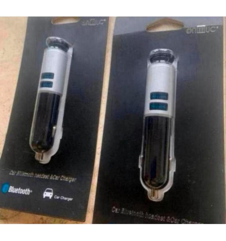 Casque Bluetooth Onmuc 9X et chargeur de voiture, USB, Autos : Divers, Carkits, Neuf, Enlèvement ou Envoi
