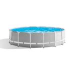 Intex prism frame 4,6m met extra zandfilter, Tuin en Terras, Zwembaden, Ophalen, Zo goed als nieuw, Rond