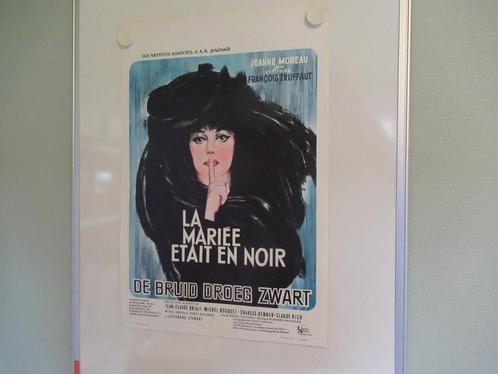 Affiche du film LA MARIEE ETAIT EN NOIRE, Collections, Posters & Affiches, Comme neuf, Cinéma et TV, A1 jusqu'à A3, Rectangulaire vertical