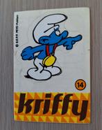 Sticker verzameling Olympische smurf Kriffy nummer 14, Verzamelen, Ophalen of Verzenden, Zo goed als nieuw, Strip of Tekenfilm