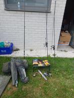 Visgerief:  3 hengels (waarvan 2 Viper 12 lbs stokken)  2 te, Watersport en Boten, Ophalen, Gebruikt, Overige typen