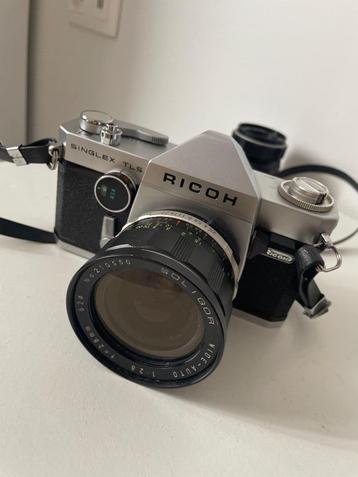 Appareil photo argentique Ricoh Singlex TLS + Objectif Solig beschikbaar voor biedingen