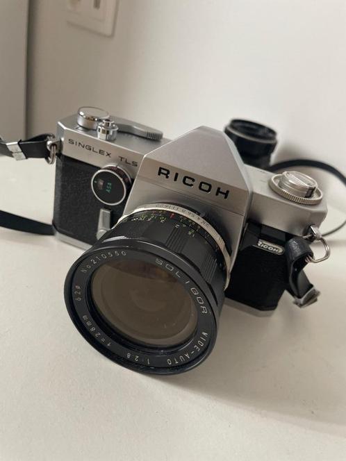 Appareil photo argentique Ricoh Singlex TLS + Objectif Solig, Audio, Tv en Foto, Fotocamera's Analoog, Gebruikt, Pentax, Ophalen of Verzenden