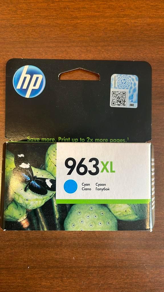 HP 963XL Cartouche d'encre cyan authentique, grande capacité, Informatique & Logiciels, Fournitures d'imprimante, Comme neuf, Enlèvement ou Envoi