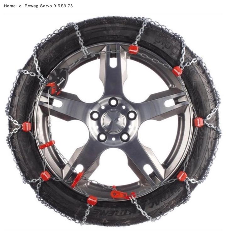 Sneeuwkettingen Pewag Servo 9 RS9 73, Auto diversen, Sneeuwkettingen, Nieuw, Ophalen