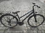Dames City bike Blauw  Hoprider 100,  21V Alles Lezen Aub., Overige merken, 47 tot 50 cm, Versnellingen, Ophalen of Verzenden