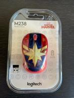 Marvel Collection - Logitech mouse ‘Captain Marvel’, Computers en Software, Ophalen, Muis, Logitech, Nieuw