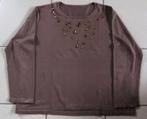 Bruine blouse lichte damestrui maat XL, Ophalen of Verzenden, Maat 46/48 (XL) of groter