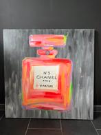 Chanel schilderij op canvas 100cm x 100cm, Antiek en Kunst