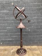 Beau cadran solaire robuste, en fonte brune, Enlèvement ou Envoi