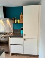 CAPUCCINO EILAND KEUKEN MET APPARATUUR, Huis en Inrichting, Wit, Dubbelwandige keuken, Ophalen of Verzenden, Zo goed als nieuw