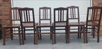 Antieke café stoelen, Huis en Inrichting, Stoelen, Gebruikt, Bruin, Vijf, Zes of meer stoelen, Hout