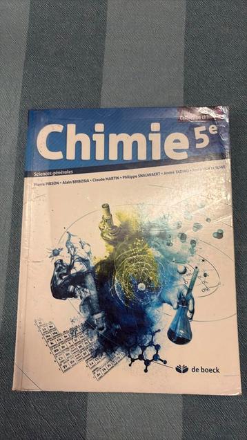 Livre chimie 5 eme sciences générales beschikbaar voor biedingen