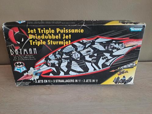 Vintage Batman De Serie Driedubbel Jet Kenner 1994, Antiek en Kunst, Antiek | Speelgoed, Ophalen