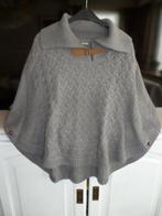 Grijze Poncho, dames, Ophalen of Verzenden, Zo goed als nieuw