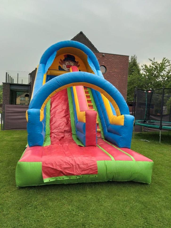 glijbaanspringkasteel, Hobby en Vrije tijd, Feestartikelen, Gebruikt, Feestartikel, Ophalen