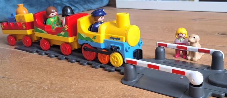 Playmobil 1.2.3. Mijn eerste trein, Kinderen en Baby's, Speelgoed | Playmobil, Zo goed als nieuw, Complete set, Ophalen of Verzenden