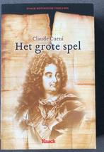 historische thriller: Het grote spel. Tijd Lodewijk XIV, Boeken, Ophalen of Verzenden, Zo goed als nieuw