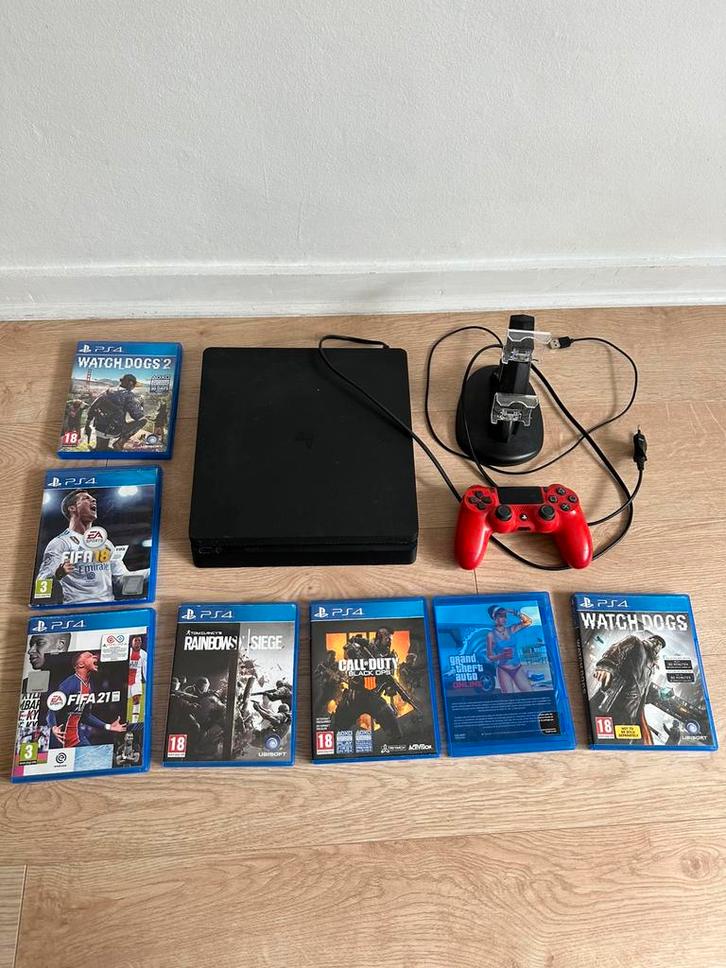 Ps4 1TB, Games en Spelcomputers, Spelcomputers | Sony PlayStation 4, Gebruikt, 1 TB, Met 1 controller, Ophalen