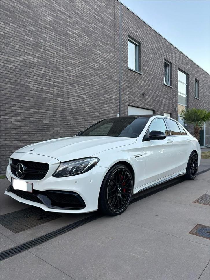 Mercedes-AMG C63 S V8 Biturbo Full option!!!, Auto's, Mercedes-Benz, Particulier, Wit, Ophalen