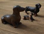 Lot honden figuurtjes - figurines chien Teckel, Ophalen of Verzenden, Zo goed als nieuw