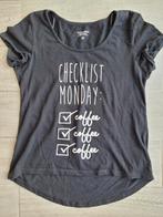 Zwarte T-shirt - Clockhouse - maat M, Kleding | Dames, Maat 38/40 (M), Zwart, Ophalen of Verzenden, Zo goed als nieuw