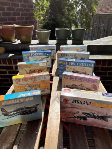Modelbouw vliegtuigjes Airfix/Revell 1:72 beschikbaar voor biedingen
