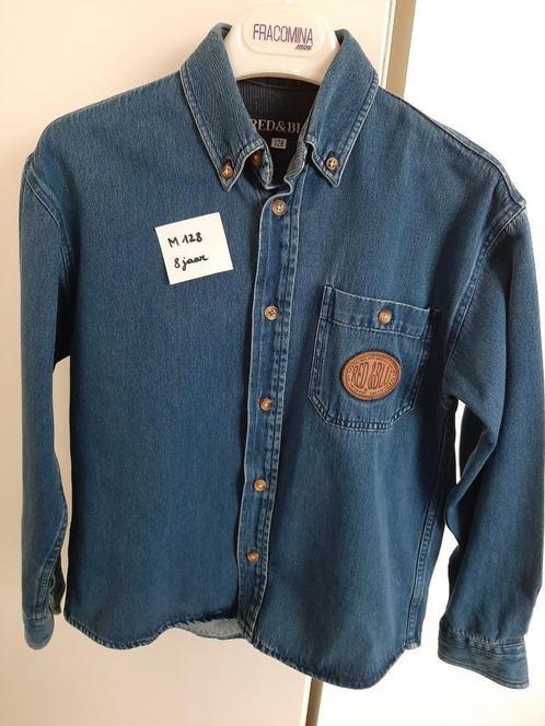 Hemd RED & BLU 8 jaar, Kinderen en Baby's, Kinderkleding | Maat 128, Zo goed als nieuw, Jongen, Overhemd of Blouse, Ophalen