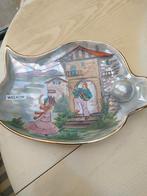 Vintage welkkomsbord in steen of porselein van H.  Bequet, Enlèvement