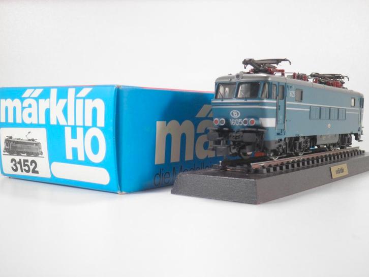 Marklin 3152 E-lok Typ 16 NMBS 1605, Hobby & Loisirs créatifs, Trains miniatures | HO, Comme neuf, Märklin, Analogique, Enlèvement ou Envoi