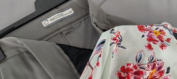 50% reduktie nog toepassen /broek mekstone / mintgroen/ beschikbaar voor biedingen