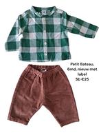 Petit Bateau broek en trui maat 6maanden nieuw, Ophalen, Nieuw, Petit Bateau, Setje