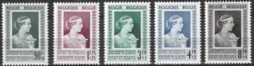 Belgie 1951 - Yvert/OBP 863-867 - Koningin Elisabeth (PF), Timbres & Monnaies, Timbres | Europe | Belgique, Non oblitéré, Maison royale