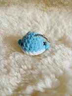Blauw walvisje met sleutelhanger, Ophalen of Verzenden, Nieuw, Knuffel of Figuurtje