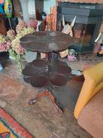 table d'appoint Insolite en acajou à 2 niveaux Silly Waiter, Rond, Moins de 55 cm, Enlèvement, Utilisé