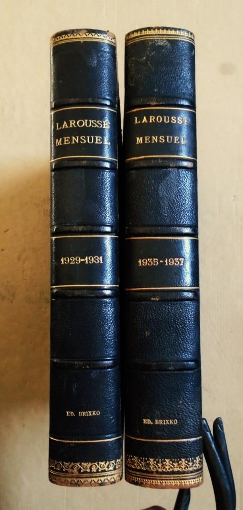 Larousse mensuel illustré - 72 éditions - 2 vols. -1929>1937, Livres, Journaux & Revues, Utilisé, Autres types, Enlèvement ou Envoi