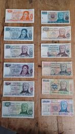 Bankbiljetten Argentinie, Ophalen of Verzenden