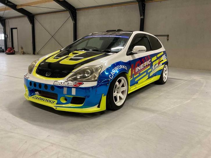 Honda Civic rally auto 4x4 “500pk”, Auto's, Honda, Bedrijf, Civic, Overige brandstoffen, Euro 3, Stadsauto, Handgeschakeld, Gebruikt