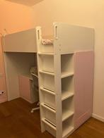 Hoogslaper met bureau van Ikea, Huis en Inrichting, Slaapkamer | Stapelbedden en Hoogslapers, Ophalen, Hoogslaper