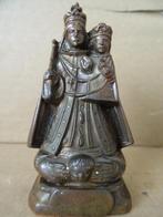 Antiek Mariabeeldje de Moeder Gods gegoten metaalsoort 9cm, Ophalen of Verzenden