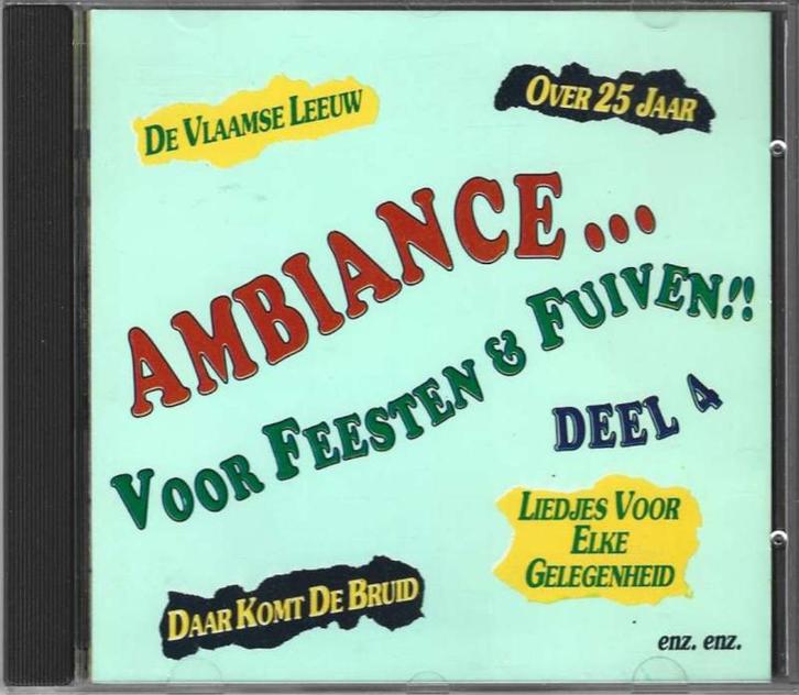 CD Ambiance voor Feesten En Fuiven deel 4, Cd's en Dvd's, Cd's | Nederlandstalig, Zo goed als nieuw, Pop, Ophalen of Verzenden