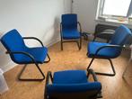 Ahrend, Huis en Inrichting, Stoelen, Ophalen, Gebruikt, Blauw, Stof