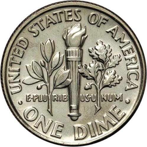 États-Unis 1 centime, 1990 Roosevelt Dime, Timbres & Monnaies, Monnaies | Amérique, Monnaie en vrac, Amérique du Nord, Enlèvement ou Envoi