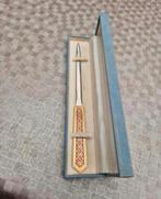 Vintage mooi goud gegraveerd brievenopener in mooie doos, Ophalen of Verzenden