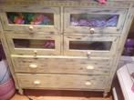 LADENKAST INDIA - COMMODE - OLD LOOK - Zware kwaliteit, Huis en Inrichting, Ophalen, Zo goed als nieuw, Koloniaal