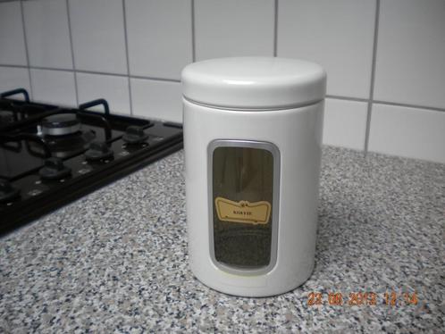 Bewaardoos van Brabantia + koffiescheppertjes(4st), Diversen, Rommelmarktspullen, Ophalen