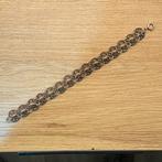 Oude zilveren en gouden armband, Napoleon lll, Handtassen en Accessoires, Ophalen of Verzenden, Zo goed als nieuw, Wit, Zilver